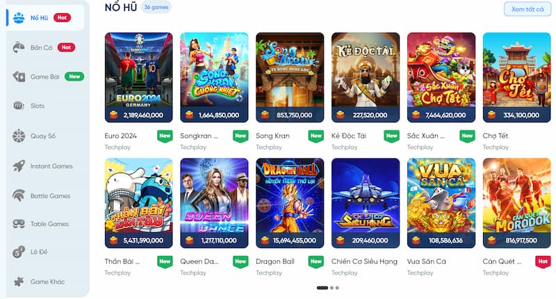 8live - Thiên Đường Giải Trí Xanh Chín Bậc Nhất Châu Á 4 Khám phá thế giới game đồ sộ