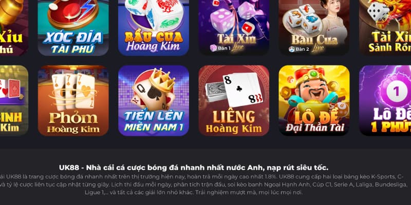 UK88 - Sân chơi uy tín hàng đầu thị trường game cá cược 2 Giới thiệu về nhà cái UK88