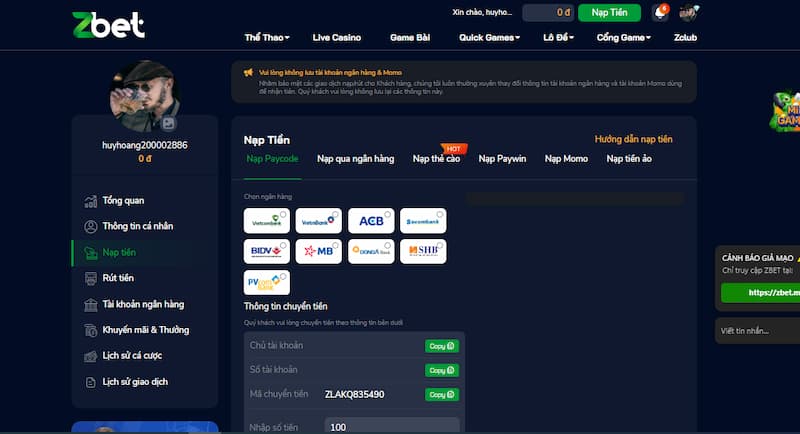 Zbet - Sân chơi cá cược đẳng cấp và hàng đầu thế giới 4 Lô đề