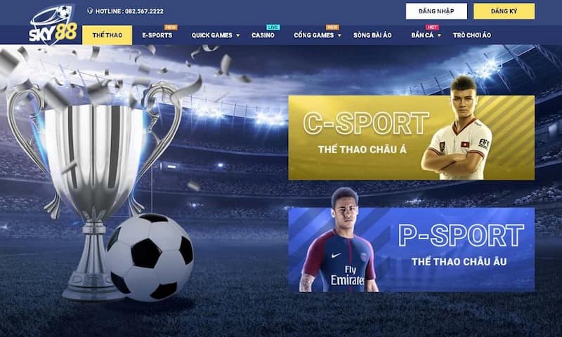 Sky88 – Review Trang Cá Cược Trực Tuyến Đẳng Cấp Số 1 4 Kho game cực khủng tại trang cược